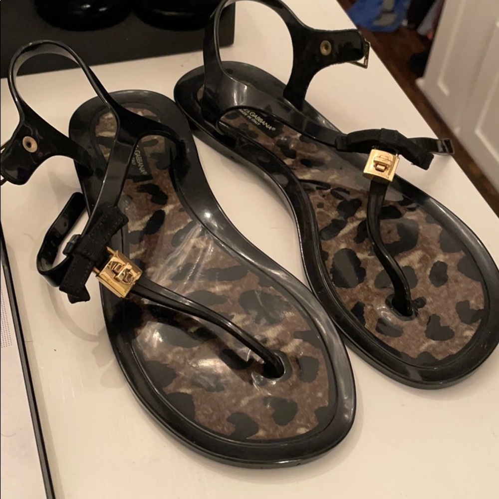 Dolce and Gabbana Jelly Sandals